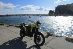 鵜ノ子岬を出発