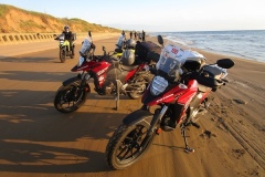 SSTRの第2弾目。千里浜にゴール