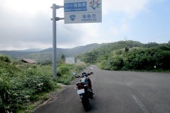 長らく通行止だった国道399号の鳩峰峠を越える