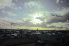 八戸の市街地に入って行く