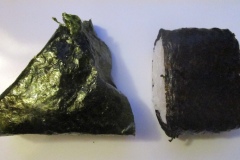 最後はおにぎり