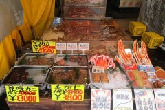 カニと生ウニ、筋子、たら子、数の子