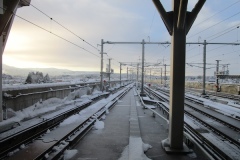新青森駅の新幹線の線路
