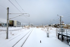 新青森駅の奥羽本線の線路