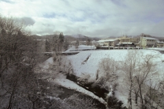 ここは西会津町の中心、野沢