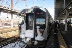 終点の会津若松駅に到着