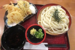 「杵屋」の「天ざるうどん」