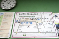 野辺地駅周辺の案内図
