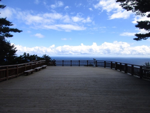 北山崎の展望台