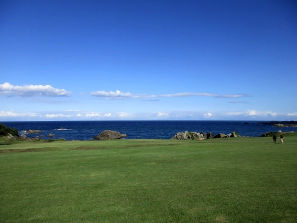 種差海岸の天然芝の園地