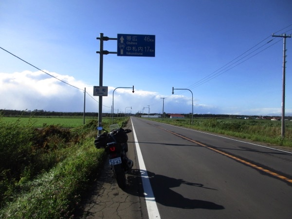 台風は去り、青空が広がってくる