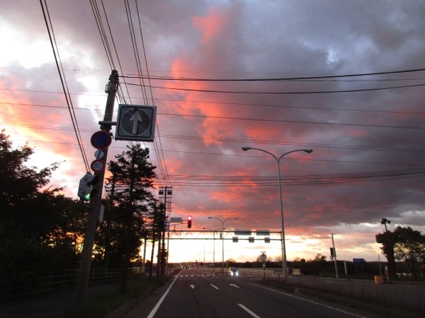 国道38号を行く