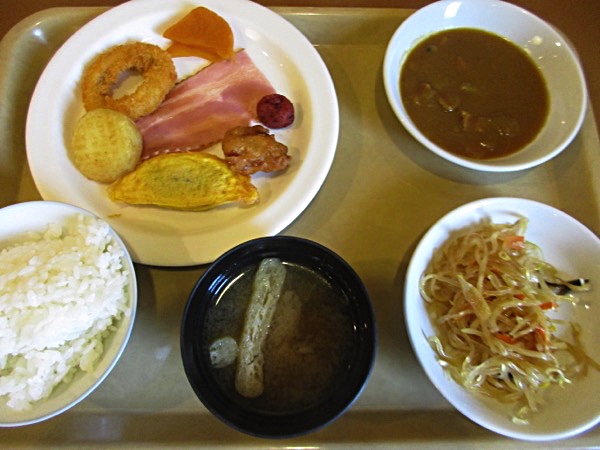 「ルートイン」（網走駅前）の朝食