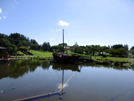 日和山公園の修景池