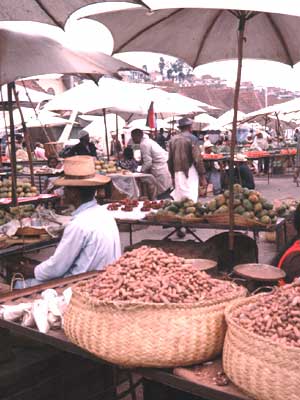首都タナナリブの市場