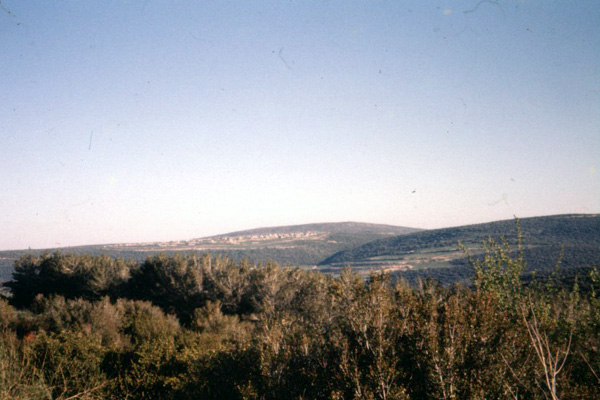 レバノン国境の山々