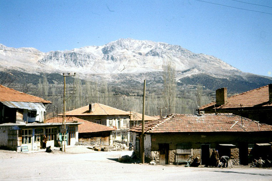 アナトリア高原の村（トルコ）