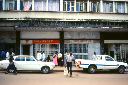 ウガンダの首都カンパラ