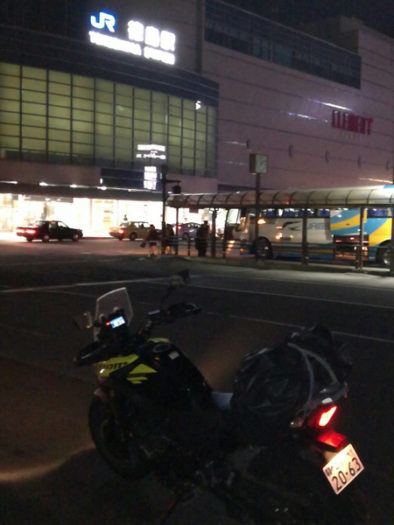 JR徳島駅前に到着