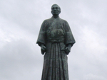足摺岬の入口に立つジョン万次郎の像