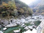 吉野川上流の渓谷