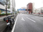 国道1号で静岡を通過。ここは静岡駅を過ぎたところ