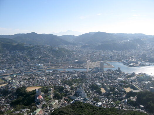 稲佐山から見下ろす長崎