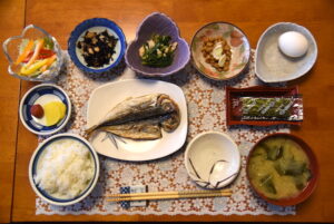 「舟吉」の朝食