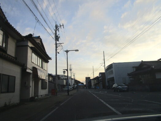 志賀町に到着。震度7の激震に見舞われた志賀町だが大きな被害は見られない