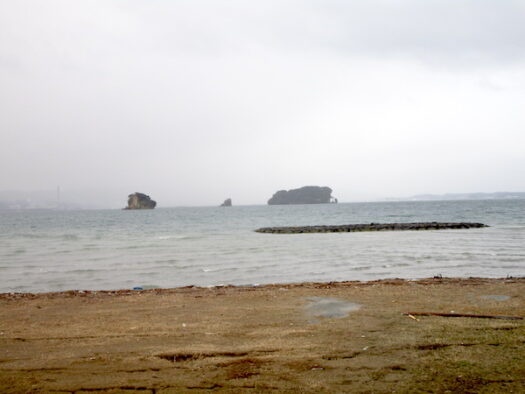 能登島から見る七尾湾