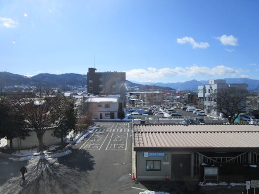 上田駅からの眺め