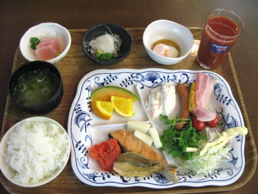 「テルメ金沢」の朝食