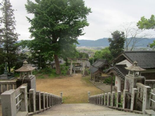 白比古神社からの眺め