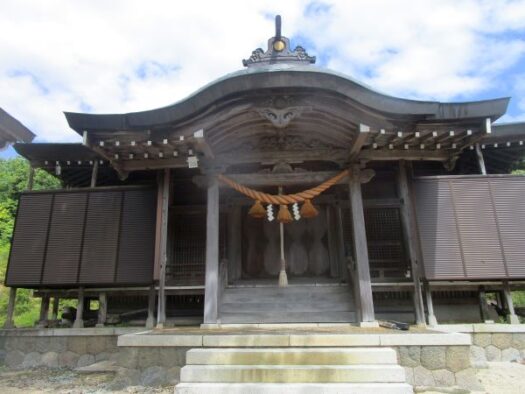 藤原比古神社の拝殿