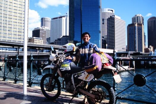 スズキDJEBEL250XC
　オーストラリア2周
　1996年