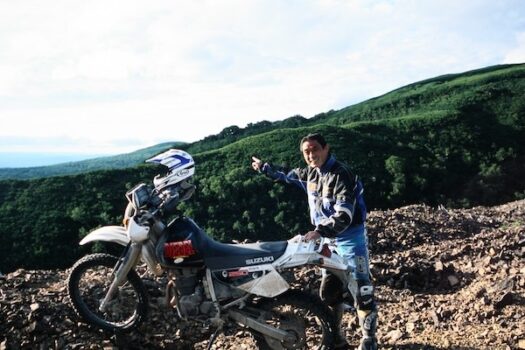 スズキDJEBEL250GPS
　サハリン往復縦断
　2000年