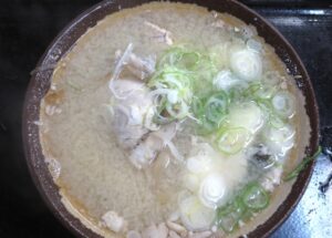 「金森ドライブイン」の「たら汁」