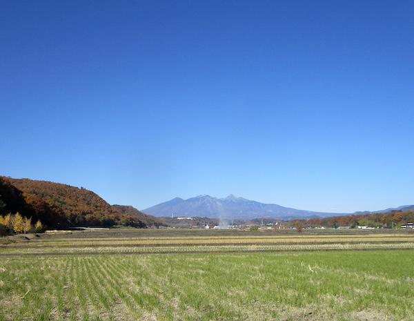 穂見神社から見る八ヶ岳
