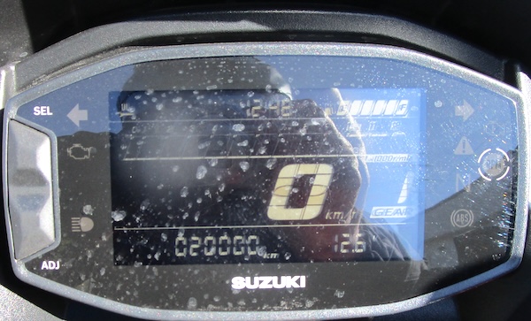 穂見神社でSXは2万キロを突破！