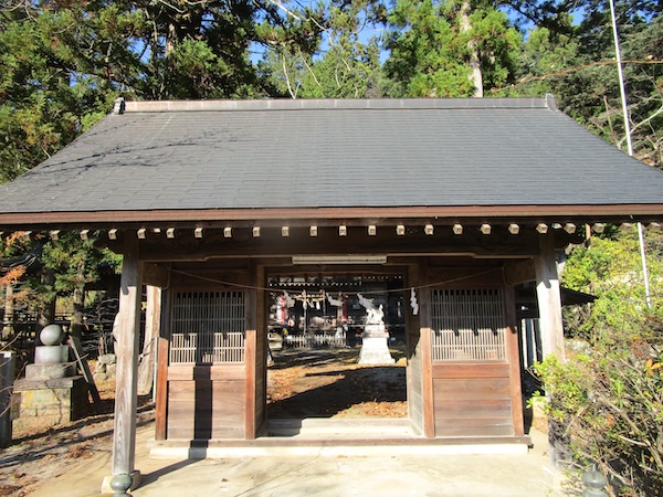 穂見諏訪十五所神社の神門