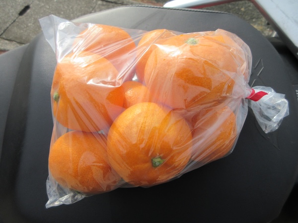 IMG_0051 三ケ日ミカンを1袋買う。10個入って200円