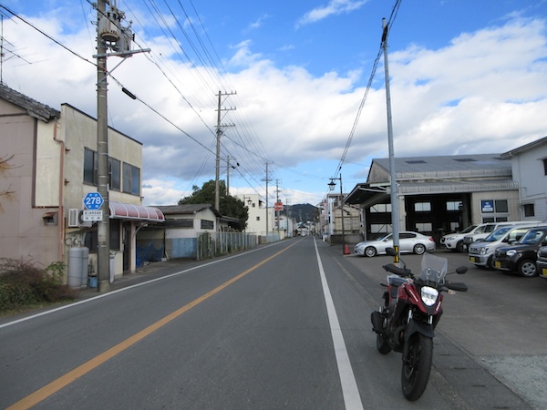 IMG_0152 森町の中心街を走り抜ける