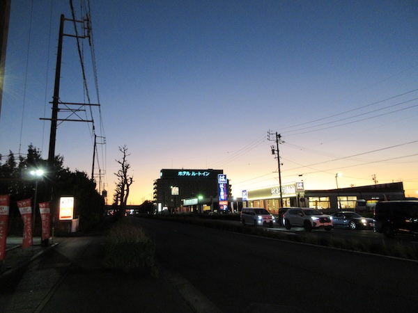 東名の浜松西IC近くの「ルートイン」に連泊