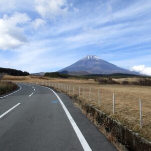 十里木高原から見る富士山